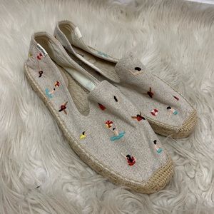 soludos swimmer embroidered espadrilles